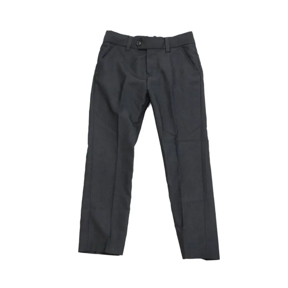 Appaman Childrens Boys Slim Leg Dress Pants Grey Size 7